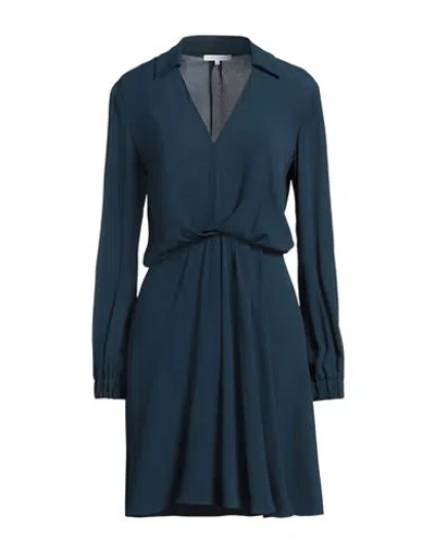 Patrizia Pepe Woman Mini Dress Deep Teal Size 10 Viscose In Green