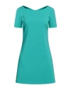 Patrizia Pepe Woman Mini Dress Emerald Green Size 6 Polyester, Elastane