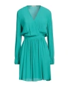Patrizia Pepe Woman Mini Dress Emerald Green Size 6 Viscose
