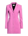 Patrizia Pepe Woman Mini Dress Fuchsia Size 6 Polyester, Elastane In Pink