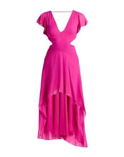 Patrizia Pepe Woman Mini Dress Fuchsia Size 4 Viscose In Pink