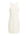 Patrizia Pepe Woman Mini Dress Ivory Size 3 Polyamide, Elastane