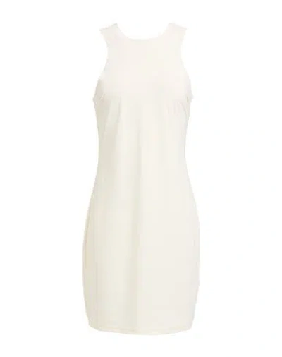 Patrizia Pepe Woman Mini Dress Ivory Size 3 Polyamide, Elastane