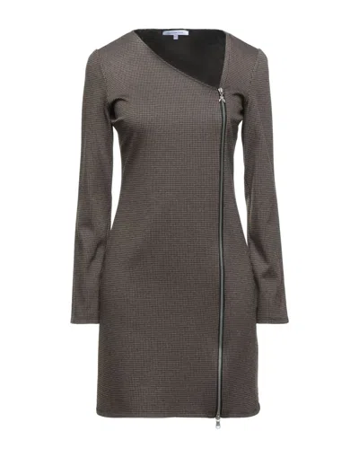Patrizia Pepe Short Dresses In Beige