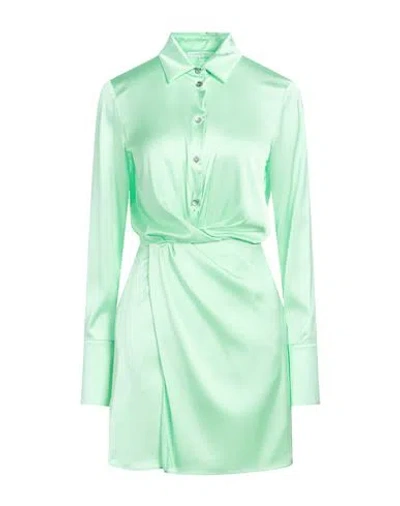 Patrizia Pepe Woman Mini Dress Light Green Size 4 Viscose, Polyamide, Elastane