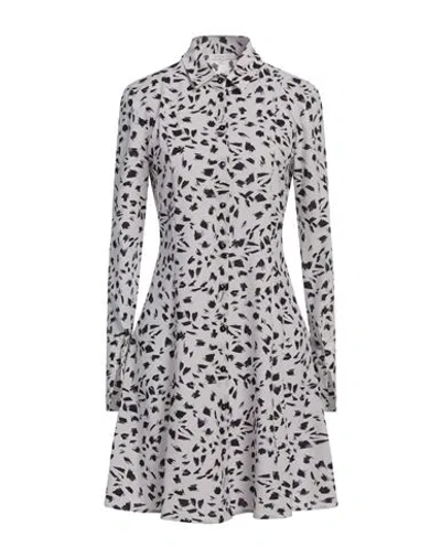 Patrizia Pepe Woman Mini Dress Light Grey Size 10 Polyester, Elastane