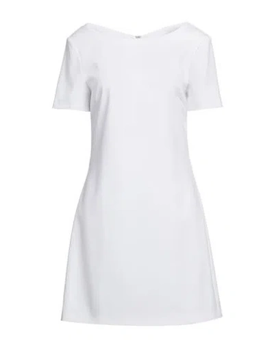 Patrizia Pepe Woman Mini Dress Light Grey Size 8 Polyester, Elastane