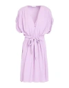 Patrizia Pepe Woman Mini Dress Lilac Size 10 Viscose In Purple