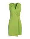 Patrizia Pepe Woman Mini Dress Lime Green Size 10 Polyester, Viscose, Elastane