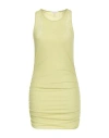 Patrizia Pepe Woman Mini Dress Lime Green Size 2 Polyester, Elastane, Glass In Neutral