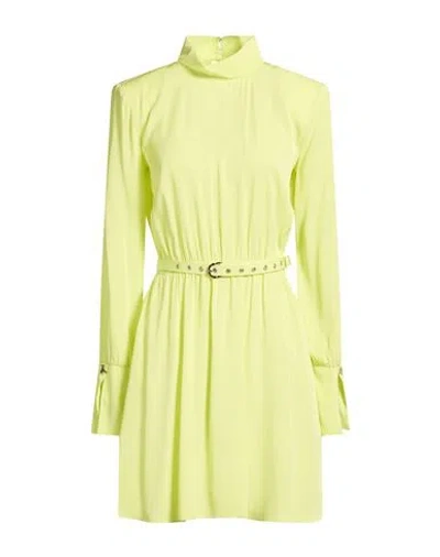 Patrizia Pepe Woman Mini Dress Lime Green Size 8 Viscose
