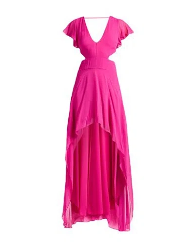 Patrizia Pepe Woman Mini Dress Magenta Size 10 Viscose In Pink