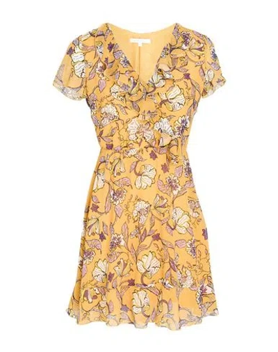 Patrizia Pepe Woman Mini Dress Mandarin Size 4 Polyester In Orange