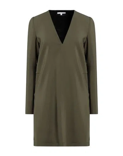 Patrizia Pepe Woman Mini Dress Military Green Size 8 Polyester, Elastane