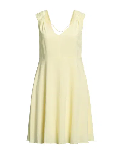 Patrizia Pepe Short Dresses In Yellow