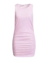 Patrizia Pepe Woman Mini Dress Pink Size 2 Polyester, Elastane, Glass