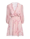 Patrizia Pepe Woman Mini Dress Pink Size 2 Viscose