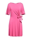 Patrizia Pepe Woman Mini Dress Pink Size 2 Viscose, Elastane