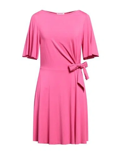 Patrizia Pepe Woman Mini Dress Pink Size 2 Viscose, Elastane