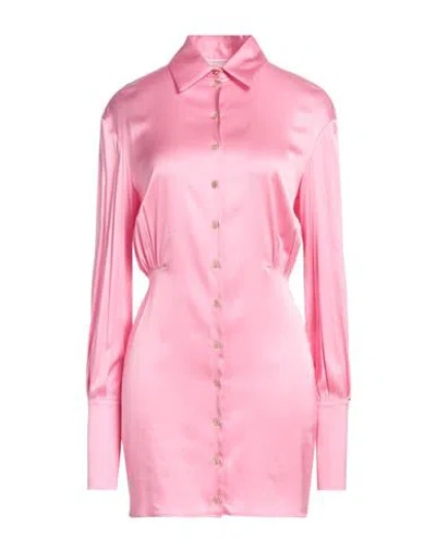 Patrizia Pepe Woman Mini Dress Pink Size 4 Viscose, Elastane