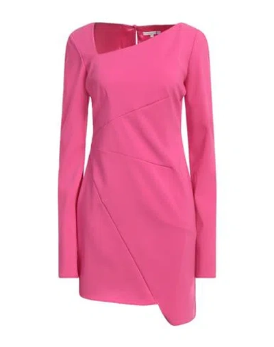 Patrizia Pepe Woman Mini Dress Pink Size 6 Polyester, Elastane