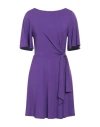 Patrizia Pepe Woman Mini Dress Purple Size 0 Viscose, Elastane