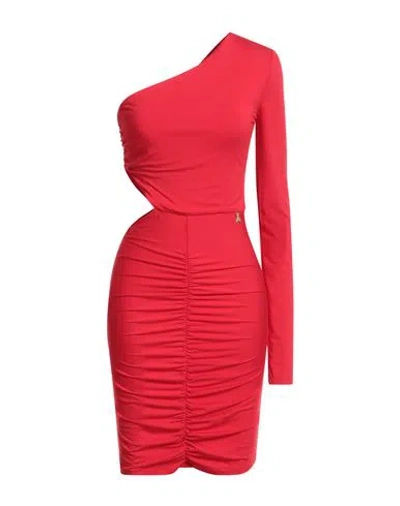 Patrizia Pepe Woman Mini Dress Red Size 1 Viscose, Elastane