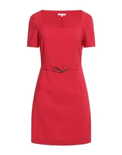 Patrizia Pepe Woman Mini Dress Red Size 6 Polyester, Elastane