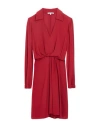 Patrizia Pepe Woman Mini Dress Rust Size 8 Viscose