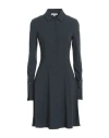 Patrizia Pepe Woman Mini Dress Charcoal Size 0 Polyamide, Elastane In Grey