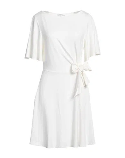Patrizia Pepe Woman Mini Dress White Size 1 Viscose, Elastane