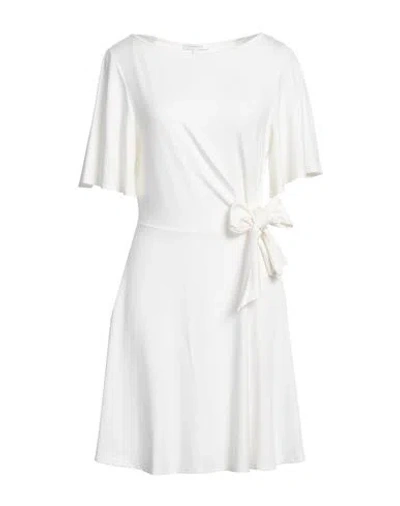 Patrizia Pepe Woman Mini Dress White Size 2 Viscose, Elastane