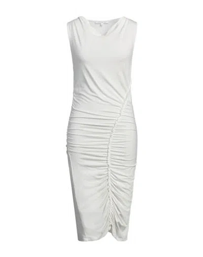 Patrizia Pepe Woman Mini Dress White Size 2 Viscose, Elastane In White