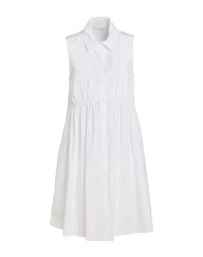 Patrizia Pepe Woman Mini Dress White Size 6 Cotton