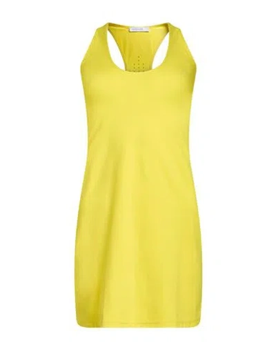 Patrizia Pepe Woman Mini Dress Yellow Size 0 Polyamide, Elastane