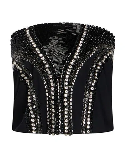 Patrizia Pepe Woman Mini Skirt Black Size 0 Polyamide