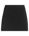 Patrizia Pepe Woman Mini Skirt Black Size 10 Polyester, Elastane