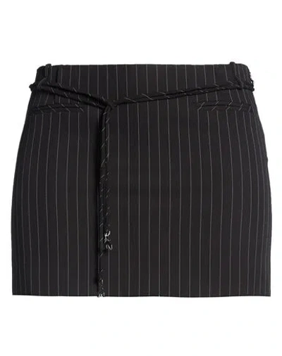 Patrizia Pepe Woman Mini Skirt Black Size 10 Polyester, Viscose, Elastane
