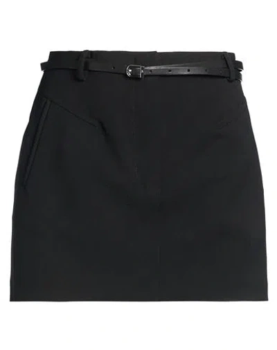 Patrizia Pepe Woman Mini Skirt Black Size 2 Polyester, Elastane