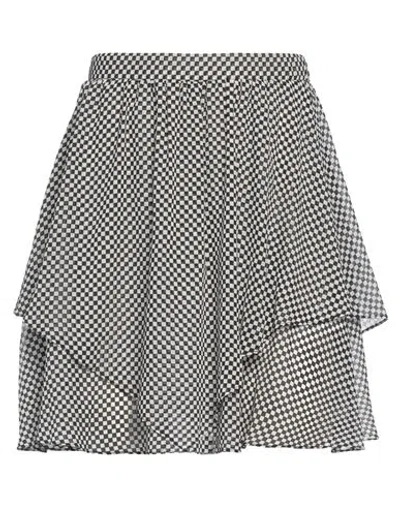 Patrizia Pepe Woman Mini Skirt Black Size 4 Polyester