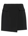 Patrizia Pepe Woman Mini Skirt Black Size 8 Polyester, Elastane