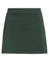 Patrizia Pepe Woman Mini Skirt Dark Green Size 8 Polyester, Elastane In Green