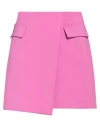 Patrizia Pepe Woman Mini Skirt Fuchsia Size 2 Polyester, Elastane In Pink