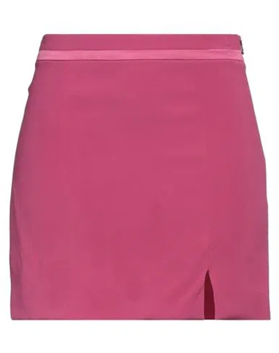 Patrizia Pepe Woman Mini Skirt Fuchsia Size 4 Viscose, Elastane In Pink