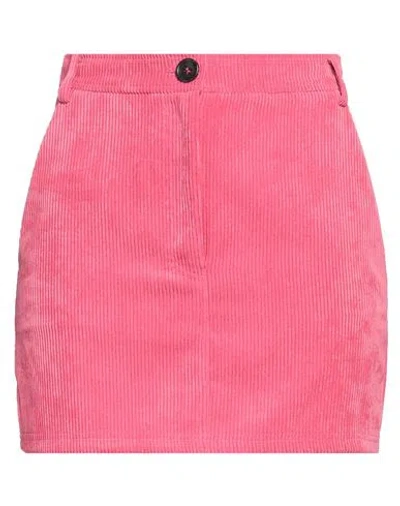 Patrizia Pepe Woman Mini Skirt Fuchsia Size 8 Polyester, Polyamide, Elastane In Pink