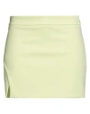 Patrizia Pepe Woman Mini Skirt Lime Green Size 4 Polyester, Elastane In Green