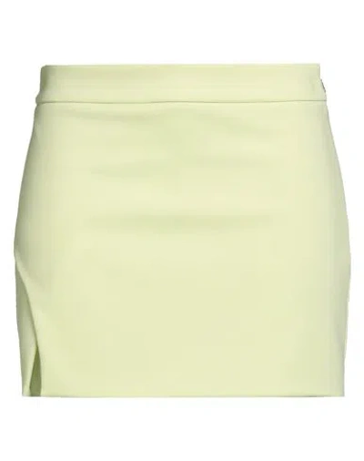 Patrizia Pepe Woman Mini Skirt Lime Green Size 4 Polyester, Elastane