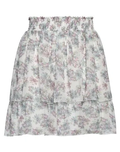Patrizia Pepe Woman Mini Skirt White Size 4 Polyester