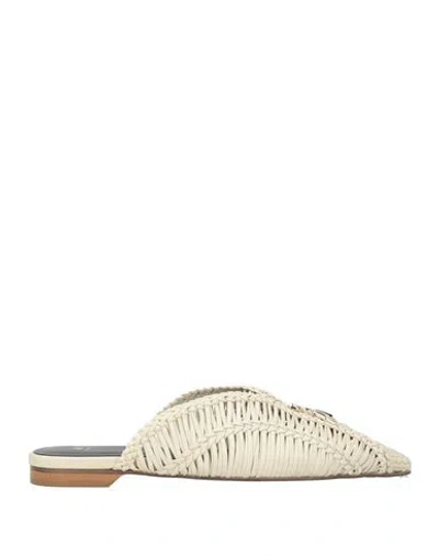 Patrizia Pepe Woman Mules & Clogs White Size 8 Leather