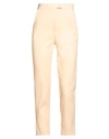 Patrizia Pepe Woman Pants Apricot Size 2 Polyester, Elastane In Neutral